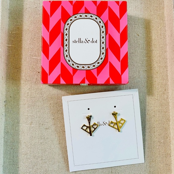 Stella & Dot | Mondarian ear jacket, versatile 2 In 1 - Picture 3 of 5